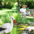 2 x Gartenfigur Storch