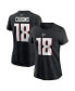 Women's Kirk Cousins Black Atlanta Falcons Player Name Number T-Shirt