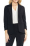 Фото #1 товара Vince Camuto Ruched Sleeve Ponte Blazer Rich Black S
