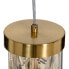 Фото #6 товара Потолочный светильник Стеклянный Позолоченный Металл 11 x 11 x 45 cm
