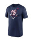 Men's Navy Washington Nationals Big and Tall Icon Legend Performance T-shirt