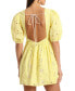 Фото #2 товара Платье мини Avec Les Filles Eyelet Puff-Sleeve для женщин