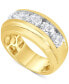 ფოტო #1 პროდუქტის Men's Diamond Channel-Set Ring (3 ct. t.w.) in 10k Gold