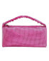 Фото #2 товара Ruched Handle Mesh Handheld Bag