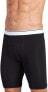 Фото #2 товара Jockey 170424 Mens Pouch Athletic Midway Boxer Briefs 2-Pack Black Size Small