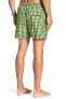 JARED LANG 154798 Men's Checkered Swim Trunks Lime Black Plaid Shorts Sz. Medium