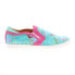 Think! Seas Slip On 80031-D65 Womens Blue Leather Lifestyle Sneakers Shoes 37