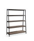 Фото #1 товара Finch 59" Wood and Metal Etagere Bookcase