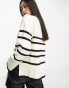 Фото #8 товара Vero Moda striped jumper in mono