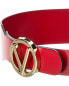 Valentino By Mario Valentino Justine Leather Belt Women's Red Md