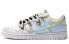 Фото #2 товара 【定制球鞋】 Nike Dunk Low 特殊鞋盒 蓝色星晴 撞色 云朵 涂鸦 简约 低帮 板鞋 男款 蓝灰 / Кроссовки Nike Dunk Low DJ6188-101