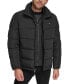 Фото #1 товара Men's Puffer With Set In Bib Detail, Created for Macy's