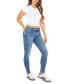 Фото #6 товара Juniors' Curvy Distressed Skinny Ankle Jeans