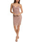 Фото #1 товара Bebe Lace Sheath Dress Women's