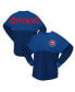 Women's Royal Chicago Cubs Checker Print Long Sleeve T-shirt