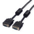 Фото #4 товара ROLINE High Quality VGA Cable + Ferrite + DDC - HD15 - M/M 3 m - 3 m - VGA (D-Sub) - VGA (D-Sub) - Male - Male - Black