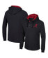 Фото #1 товара Men's Black Alabama Crimson Tide Affirmative Thermal Hoodie Long Sleeve T-shirt