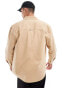 Tommy Jeans archive utility shirt in sand