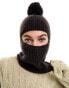 Фото #2 товара COLLUSION bobble balaclava in chocolate