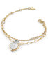 Charming double bicolor bracelet All You Need is Love JUBB04206JWYGRH