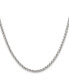 ფოტო #1 პროდუქტის Stainless Steel 3mm Wheat Chain Necklace