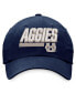 Фото #3 товара Men's Navy Utah State Aggies Slice Adjustable Hat