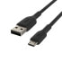 Фото #2 товара Belkin USB-A auf Micro-USB Kabel, 1m, Schwarz"Schwarz USB-A + Micro-USB 1m