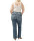 Фото #2 товара Plus Size Suki Mid Rise Curvy-Fit Trouser-Leg Jeans