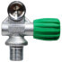 METALSUB Technical knob kit for tank valve green