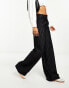 Фото #4 товара ASOS DESIGN premium stretch tailored trouser in mono pinstripe