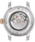 ფოტო #4 პროდუქტის Women's Swiss Le Locle Automatic Lady Diamond Accent Two-Tone Stainless Steel Bracelet Watch 29mm
