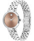 Фото #2 товара Наручные часы Bulova Women's Rose Gold-Tone Bracelet Watch 28mm 97L151.