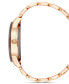 ფოტო #2 პროდუქტის Women's Rose Gold-Tone Bracelet Watch 39mm, Created for Macy's
