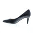 Фото #8 товара David Tate Opera 1 Womens Black Narrow Leather Slip On Pumps Heels Shoes