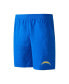 ფოტო #2 პროდუქტის Men's Powder Blue, Gold Los Angeles Chargers Meter T-shirt and Shorts Sleep Set