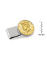 ფოტო #2 პროდუქტის Men's Gold-Layered JFK Half Dollar Stainless Steel Coin Money Clip