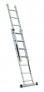 Фото #2 товара Awtools Алюминиевая лестница 2x7 150 кг многофункциональная 2-часовая