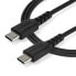 Фото #6 товара StarTech.com 2m USB C Charging Cable - Durable Fast Charge & Sync USB 2.0 Type C to USB C Laptop Charger Cord - TPE Jacket Aramid Fiber M/M 60W Black - Samsung S10 S20 iPad Pro MS Surface - 2 m - USB C - USB C - USB 2.0 - 480 Mbit/s - Black