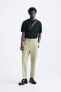 Pleated cargo trousers
