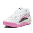 Фото #4 товара Puma All Pro Nitro Basketball Mens White Sneakers Athletic Shoes 30968901