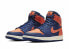 Кроссовки Nike Air Jordan 1 Retro High Blue Void Turf Orange (W) (Оранжевый, Синий)