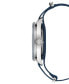 ფოტო #4 პროდუქტის Men's Swiss Automatic DS PH200M Blue Synthetic Strap Watch 43mm