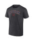 Фото #3 товара Men's Heather Charcoal Auburn Tigers Campus T-shirt