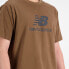 Фото #4 товара Футболка мужская New Balance Essentials Stacked Logo Jersey Short Sleeve.