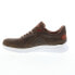 Фото #5 товара Bruno Magli Falcone BM1FCNB0 Mens Brown Leather Lifestyle Sneakers Shoes 10