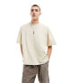 COLLUSION STUDIOS heavyweight oversized t-shirt in washed stone