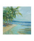 Suzanne Wilkins Blue Coastal Lagoon Canvas Art - 20" x 25"