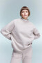 Фото #3 товара Oversize Fit Bisiklet Yaka Kalın Sweatshirt V2697az23wn