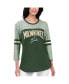 Women's Hunter Milwaukee Bucks Play the Game 3/4-Sleeve T-Shirt