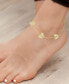 ფოტო #2 პროდუქტის Butterfly Anklet in 14K Gold Plated or Sterling Silver